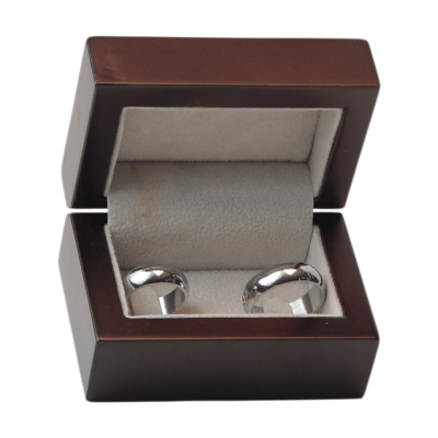 Ahşap Çift Alyans Kutusu - Kutubak