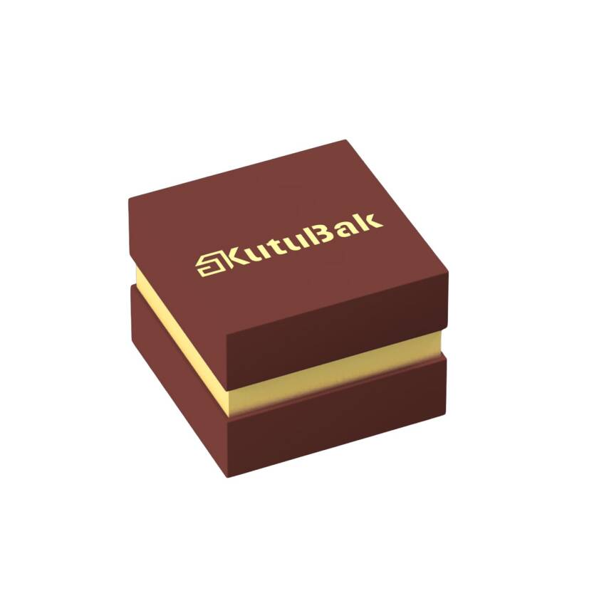 Çift Kapak Duble Yüzük Kutusu - 4