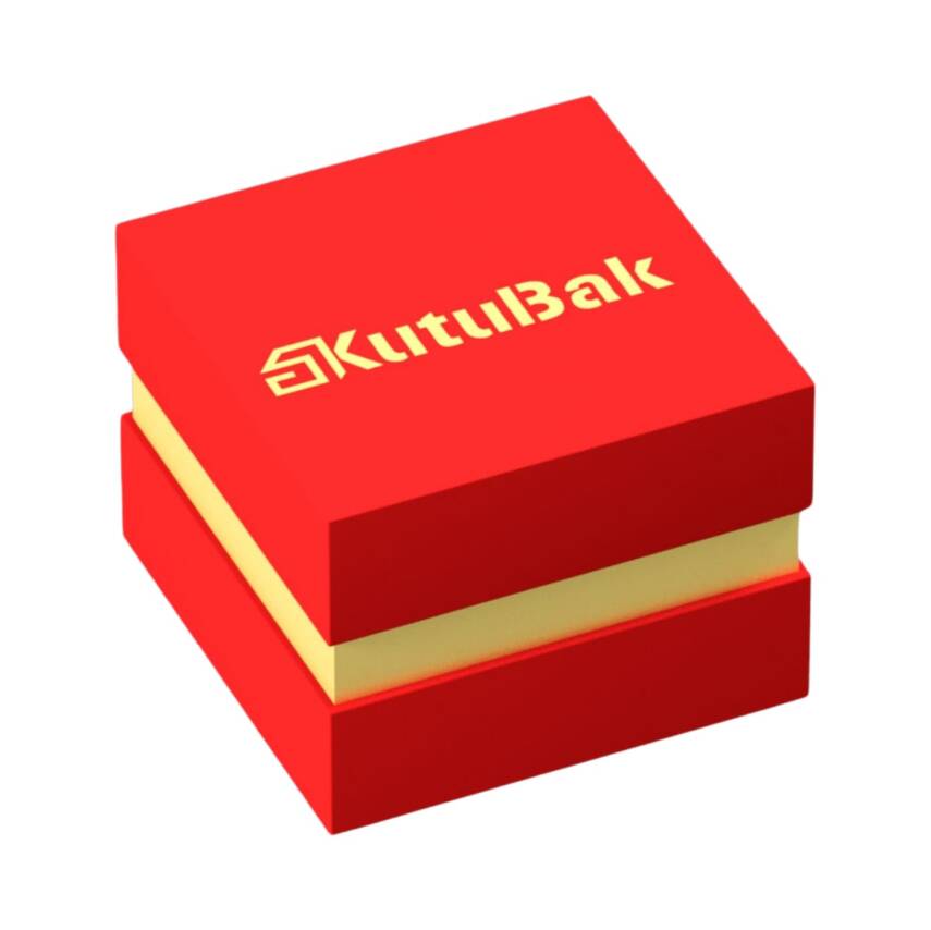 Çift Kapak Duble Yüzük Kutusu - 5