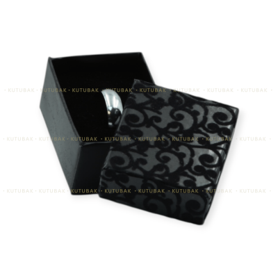 Floklu Karton Yüzük Kutusu - 3
