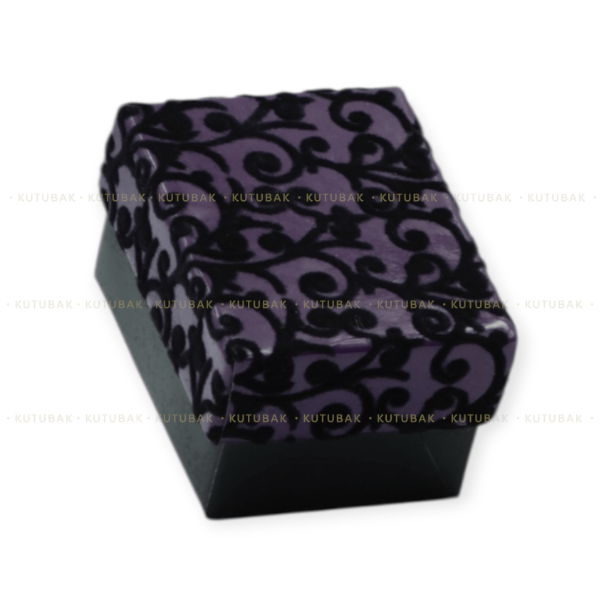 Floklu Karton Yüzük Kutusu - 2