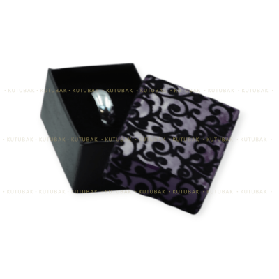 Floklu Karton Yüzük Kutusu - KutuBak