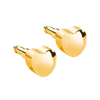 NİNA Şekilli Altın Kaplama Medikal Kulak Delme Küpesi 12 Çift - KutuBak