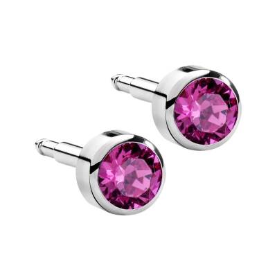 NİNA Taşlı Çelik Medikal Kulak Delme Küpesi 12 Çift - KutuBak